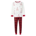 thumbnail image 2 of DuAnyozu 2023 Family Christmas Pjs Matching Sets Christmas Pajamas Long Sleeve Pj 2 Piece Set Festival Party Sleepwear, 2 of 10