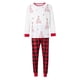 thumbnail image 2 of Conjuntos de pijamas familiares a juego Fiomva: pijamas navideños con diseño de árbol de Navidad y muñeco de nieve para parejas y niños., 2 of 8