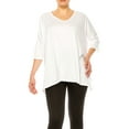 thumbnail image 6 of Moa Collection Women's 2-Piece Lounge Set Buttery Soft Tunic and Black Leggings, 6 of 8