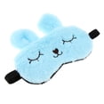 thumbnail image 3 of Antifaz de Peluche Yinane Conejo para Dormir Azul, 3 of 7
