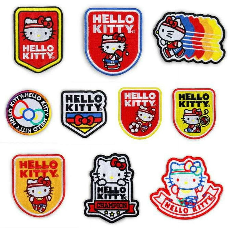 Hello Kitty - Hello Kitty - V- Patch - Back Patches - Patch Keychains  Stickers -  - Biggest Patch Shop worldwide