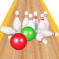 thumbnail image 1 of BEADCEST Mini Bowling Game Simulation Assorted Color PP Material 1 Set Pcs For Indoor, 1 of 8