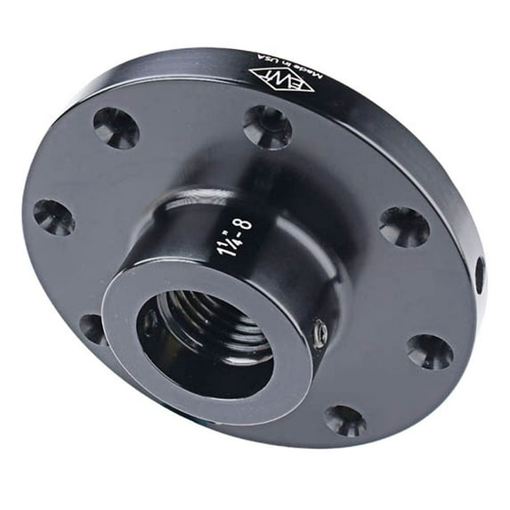 1-1/4" - 8 Tpi 4-1/2" Diameter Aluminum Faceplate