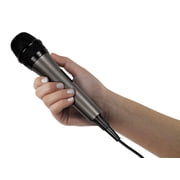 Singing Machine Unidirectional Dynamic Wired Microphone, SMM214, Black
