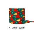thumbnail image 3 of Flat Printed Shoelaces,Christmas Themed Thin Flat Shoelaces,Shoe Laces for Sneakers, 3 of 6
