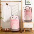 thumbnail image 3 of GUOOL Foldable Clothes Cotton Blanket Bed Cover Storage Bag Large Container Grey, 3 of 9