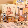 thumbnail image 2 of Large Capacity Gift Capybara Stationery Set Abundant Cute Back-to-school Gift Kit Pencil Case Study Stationery for Students, 2 of 5