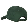 thumbnail image 3 of Taiwan TWN Flag Embroidered Solid Cotton Pro Style Cap - Dk Green OSFM, 3 of 5