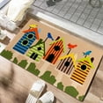 thumbnail image 5 of Zoeeya Summer Door mat Summer Welcome Doormat Bird House Doormat Bird Door Mat Welcome Mat Birds 30"x17", 5 of 6