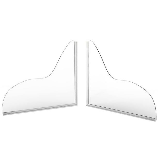 Protector contra salpicaduras de ducha, paquete de 2 protectores contra salpicaduras de agua para ducha y bañera, protector contra salpicaduras de silicona para bañera, protectores de ducha