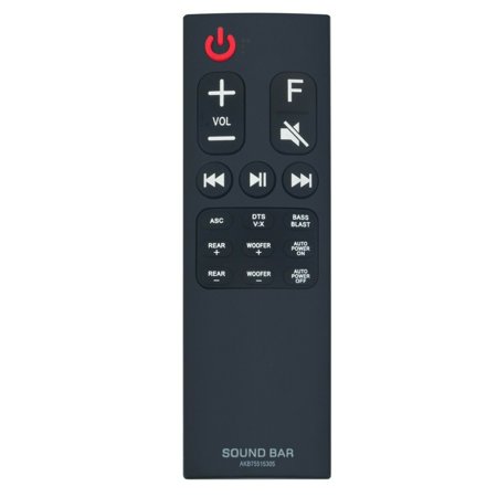 AKB75515305 Remote Replace for LG Soundbar SK5 SK5R SK5Y SJ4R SK8Y SK10Y SK6Y