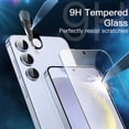 thumbnail image 6 of JETech 5 in 1 Matte Case for Samsung Galaxy S24+ / S24 Plus 5G with 2-Pack Screen Protector and Camera Lens Protector, Translucent Back Protective Phone Cover, Tempered Glass Film (Sapphire Blue), 6 of 7