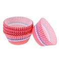 thumbnail image 4 of FRCOLOR  100 Pcs Cake Baking Cup Cupcake Liners Jumbo Containers Red, 4 of 8