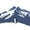 White Blue, variant on Erosebridal Penguin Twin Quilt Set for Boys Girls, Winter Hats Twin Coverlet Set, 2pcs 1 Bedspread and 1 Pillowcase