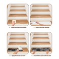 thumbnail image 5 of Stair Treads for Wooden Steps, American Flag Peel and Stick Stair Treads with Reusable Adhesive, Black US Flag Eagle Non Slip Indoor Stairs Runner Rugs Mats for Elders Dogs 8"x30" 7PCS, 5 of 7