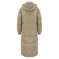 thumbnail image 5 of Niaviben Puffer Jacket Womens with Hood Women's Thickened Down Jacket Long Puffer Coat Women Puffy Jacket Women Jacket Winter Coat for Women Womens Jackets Casual Khaki 3XL, 5 of 9