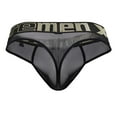 thumbnail image 3 of Xtremen Fashion Underwear 91235 Microfiber Thongs Color Black Size XL, 3 of 5
