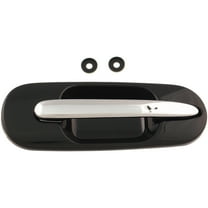 Dorman 92762 Rear Passenger Side Exterior Door Handle for Specific Honda Models, Chrome Lever and Black Housing