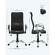 thumbnail image 3 of SONGMICS Silla de Oficina, Giratoria Ergonómica, Escritorio, Altura Ajustable e Inclinable, Asiento Tapizado, Carga de 120 kg, Negro Tinta, 3 of 5