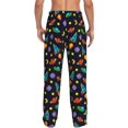 thumbnail image 7 of Salouo Space D Print Pajama Pants for Men, Lounge Pants Elastic Waistband Casual Men's sleepwear Loungewear Sleep Pajama Pant -Medium, 7 of 7