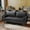 Charcoal Black-70", variant on Koby Home 70" Loveseat Sofa with Wood Frame, Mid Century Modern Couch 2 Seater, Faux Leather Love Seat for Small Spaces Brown
