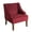 Burgundy Velvet, variant on HomePop Velvet Swoop Arm Accent Chair
