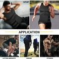 thumbnail image 2 of Men Body Shaper Waist Trainer Vest Sauna Sweat Undershirt Shapewear Workout Tank Tops, 2 of 9