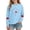 Blue#kids shirt, variant on FAVIPT Kids Long Sleeve Tshirts Boys Girls Maple Leaf Print Crewneck Tees Casual Cute Comfortable Pullover Tops Gray,4 Years