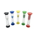 thumbnail image 1 of I-MART - Temporizador de arena de plástico, reloj de arena, reloj de arena, reloj de arena, 30 segundos, 1 minuto, 2 minutos, 3 minutos, 5 minutos, 10 minutos (paquete de 6) Zhivalor HMYH656, 1 of 4
