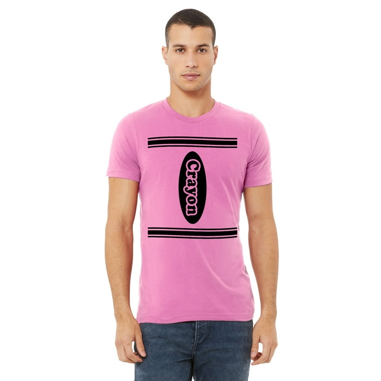 Pink Crayon Shirt Halloween Group Costume T-Shirt Pink Crayon Shirt Halloween Group Costume T-Shirt