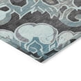 thumbnail image 3 of Addison Rugs Chantille Indoor/Outdoor Traditional Global Teal Machine Washable Rectangle Rug, 3' x 5', 3 of 8