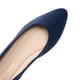 thumbnail image 3 of Zapatos DREAM PAIRS DWUMFA2506 Flats de Ballet en Gamuza Azul Marino Talle 9, 3 of 7