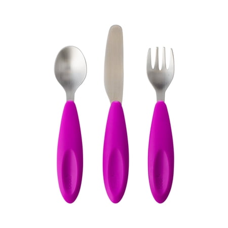 Boon Flatware Transitional Toddler Utensils Multi-Colored