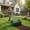 Green, variant on Topcobee 24 Inch Compost Spreader Peat Moss Spreader Roller with Height-Adjustable T-Shaped Handle, Garden Spreaders for Lawns-Black