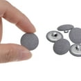 thumbnail image 4 of Unique Bargains 10pcs 28L Fabric Cloth Covered Button 18mm Round Metal Shank Sewing Buttons for Suits Dress Blouses, Grey, 4 of 5