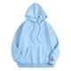 thumbnail image 3 of MHFRRA Sudadera con Capucha Estampada, Suave y Holgada, Ideal para Uso Informal y Actividades Al Aire Libre, con Tejido y Diseño Cómodos Azul cielo, 3 of 6