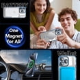 thumbnail image 5 of KOMI Magnetic Case for iPhone 15 Pro Max Case with Full Camera Lens Protector [Strong N56 Magnets] [Compatible with Magsafe] Clear Stylish Case for iPhone 15 ProMax Phone Case, Light Blue, 5 of 5