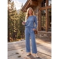 thumbnail image 3 of Cueply 2 Piece Sets for Women Outfits Casual Long Sleeve Lounge Matching Sets Clothing with Pockets, 3 of 9