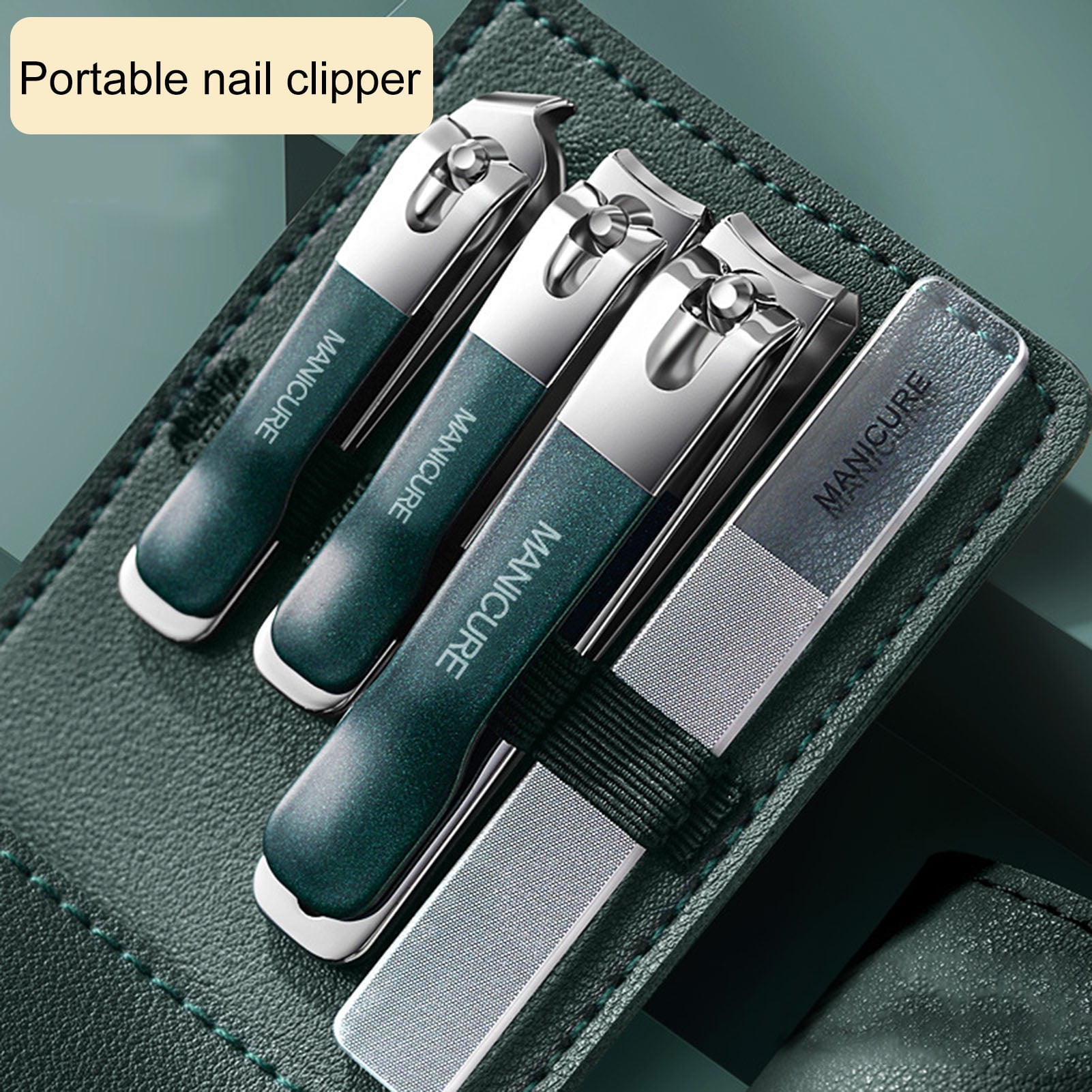 Supply 663B High-Grade Hard Box Nail Clippers Splash-Proof Nail Scissors