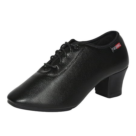 

SZXZYGS Shoes for Women Sandals Blue Leisure Women s Soft Sole Non Slip Square Heels Lace Up Round Toe Breathable Dancing Shoes Easter Summer 2024
