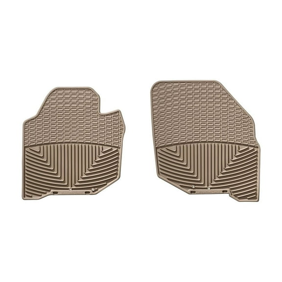 WeatherTech All-Weather Floor Mats compatible with 2007-2008 Honda Fit - 1st Row (Driver & Passenger), Tan
