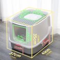 thumbnail image 3 of Cat Sandbox Litter Box Fully Enclosed Anti-Splash Cat Toilet Deodorant Pet Cleaning Supplies Kitty Litter Box Toilet Litter ShopWise Round, 3 of 4