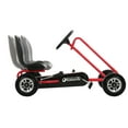 thumbnail image 3 of hauck Blizzard Ergonomic Pedal Ride On Go Kart Toy for Boys and Girls Ages 4 to 8, Red, 3 of 13