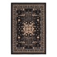 thumbnail image 3 of Unique Loom Taftan Collection Area Rug - Oasis (6' 1" x 9' Rectangle Black/Cream), 3 of 7