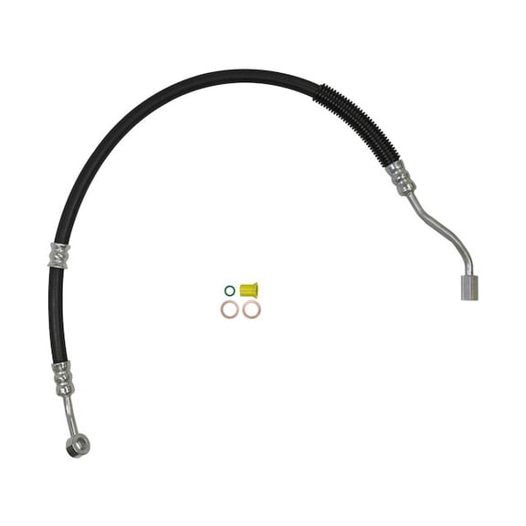 From Pump Power Steering Pressure Line Hose Assembly - Compatible with 2010 - 2014 Subaru Outback 2.5L H4 Gas 2011 2012 2013