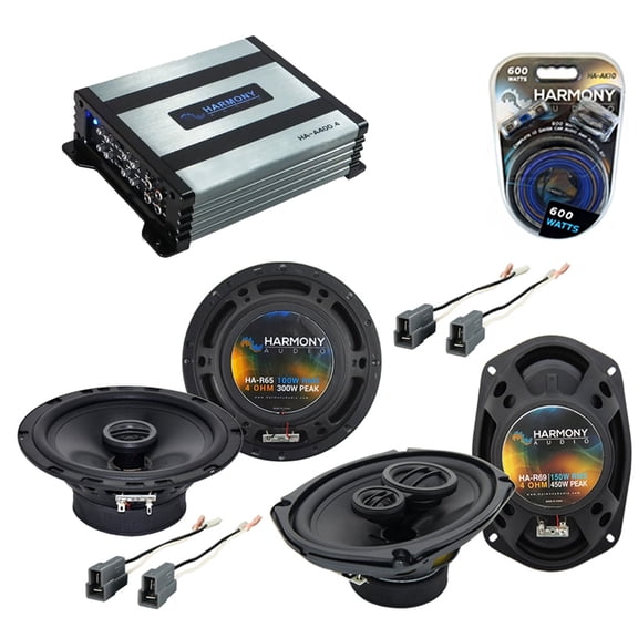 Fits Hyundai Tiburon 2003-2008 Harmony Speaker R65 R69 & HA-A400.4 Amp