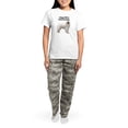 thumbnail image 4 of CafePress - Great Pyrenees Women's Light Pajamas - Women's Short Sleeve Print T-Shirt and Pants Light Cotton Pajama Set, 4 of 7