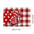 thumbnail image 2 of Decoraciones para San Valentín, adornos para San Valentín, regalos para San Valentín, manteles individuales con temática de San Valentín, manteles individuales para decoración de fiestas, manteles ind, 2 of 5