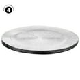 thumbnail image 4 of Koyal Wholesale Industrial Acrylic Silver Charger Plates for Weddings Birthdays Quinceaneras Party Events, Set of 4, 4 of 5