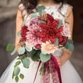 thumbnail image 2 of Artificial Flowers Combo Silk Mix Peony Rose Hydrangea Daisy Fake Spring Flowers w/Stem for DIY Wedding Bouquets Centerpieces Arrangements Table Decor Party Bridal Baby Shower Home Decor A, 2 of 5